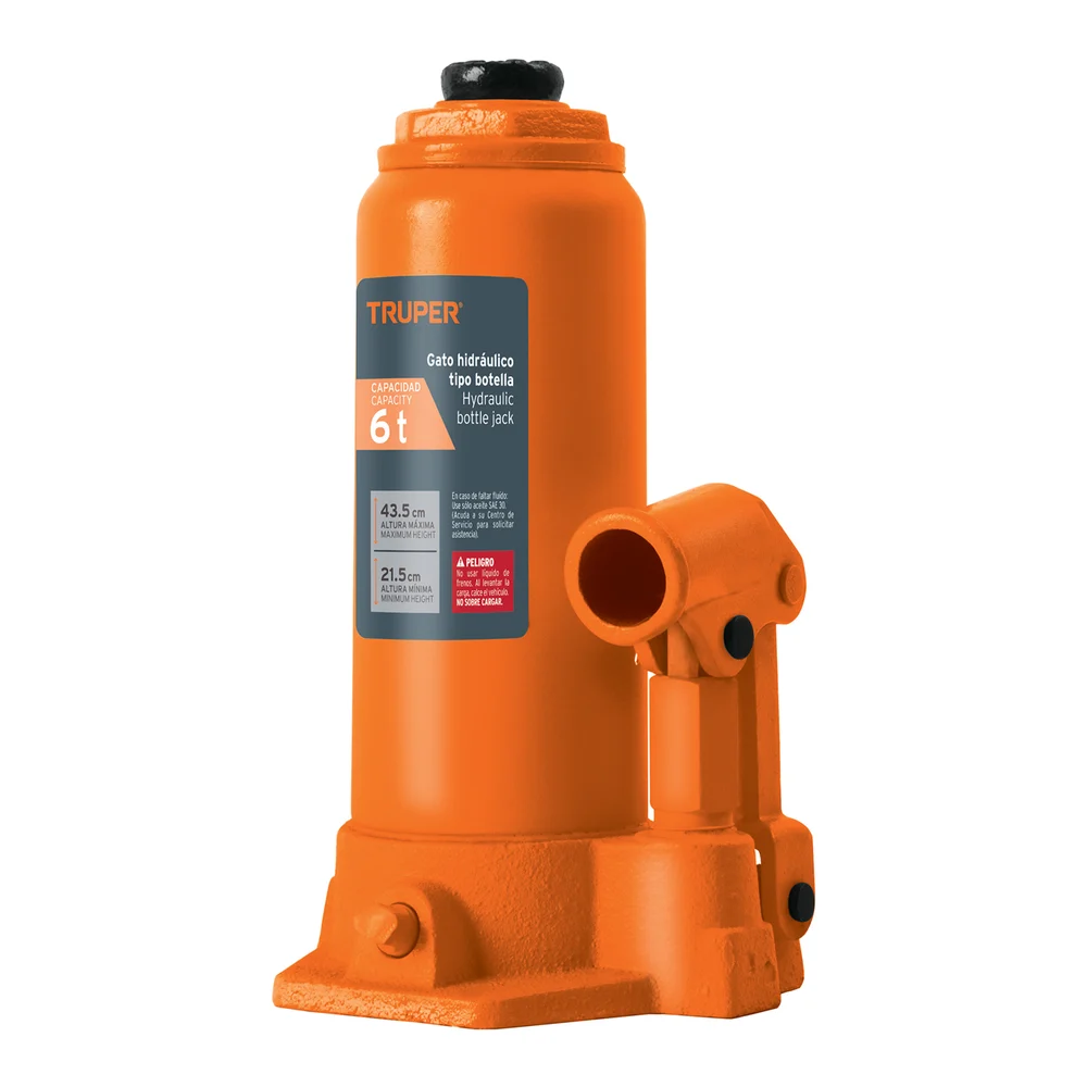 TRUPER GAT-6 GATA HIDRÁULICA DE BOTELLA 6 TON | 14814