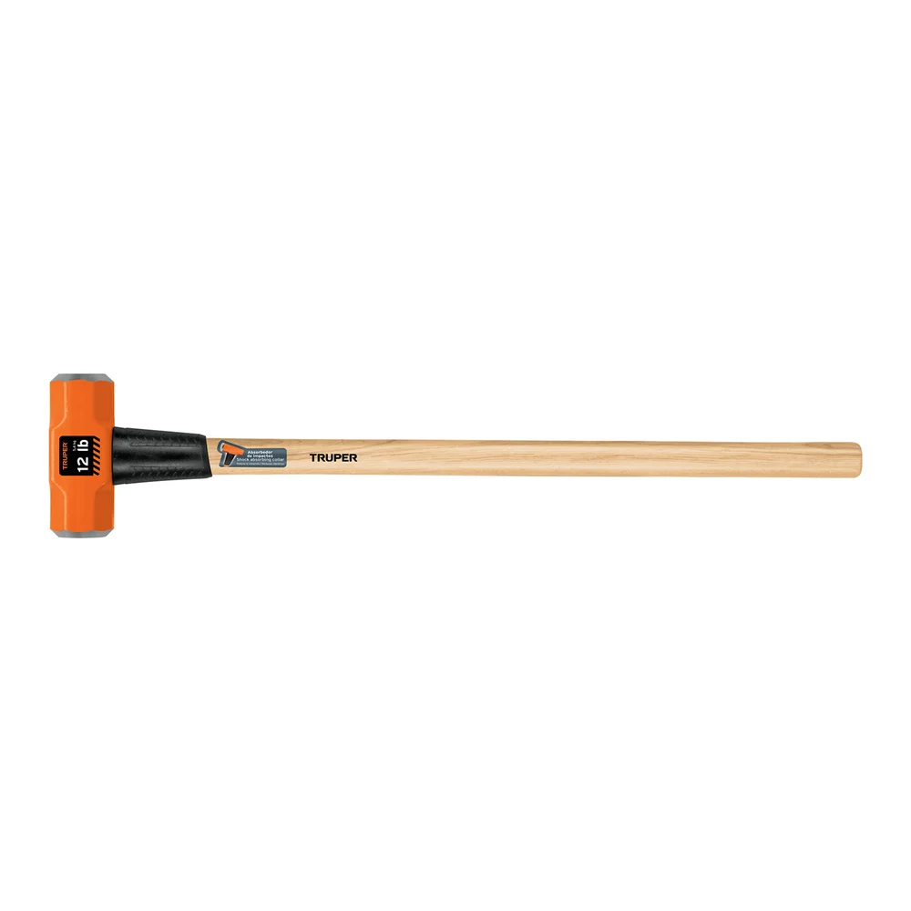 TRUPER MD-12M COMBA OCTAGONAL 12 LB CON MANGO DE MADERA | 16513