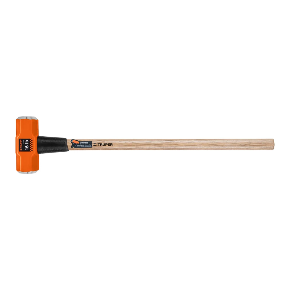 TRUPER MD-16M COMBA OCTAGONAL 16 LB CON MANGO DE MADERA | 16515