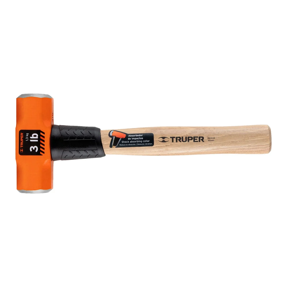 TRUPER COMBA OCTAGONAL 3 LB CON MANGO DE MADERA | 16507