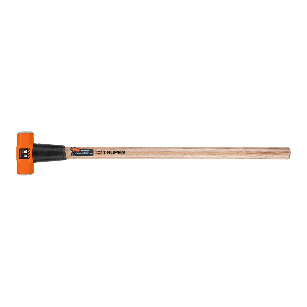 TRUPER MD-6M COMBA OCTAGONAL 6 LB CON MANGO DE MADERA | 16509