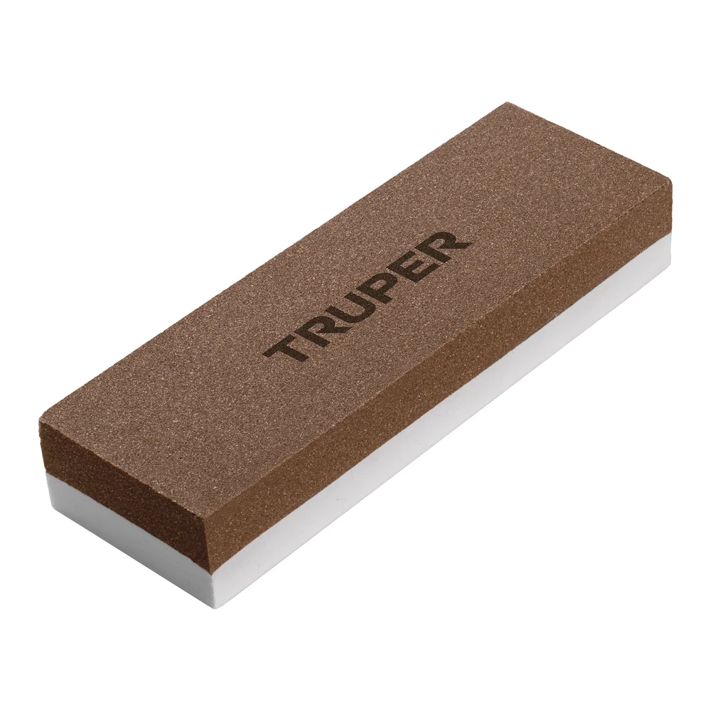 TRUPER PIEDRA PARA ASENTAR Y AFILAR DOBLE GRANO 150/240 | 11667 | 6" X 2" X 1"