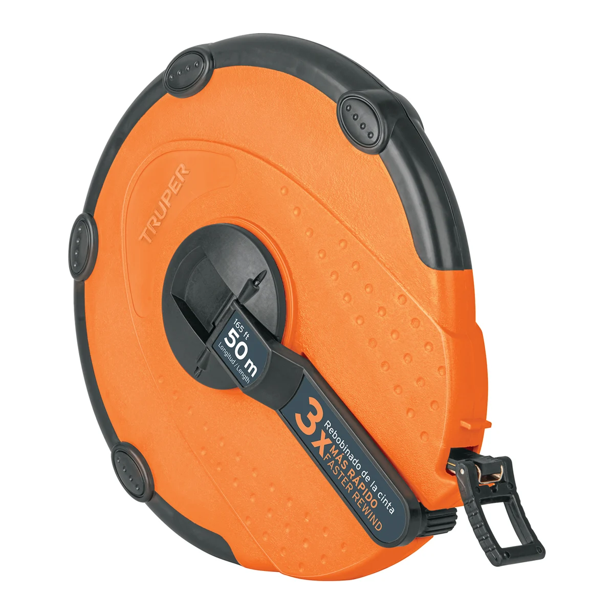 TRUPER WINCHA DE FIBRA DE VIDRIO CARCASA PLÁSTICA | 12640 | 50 M
