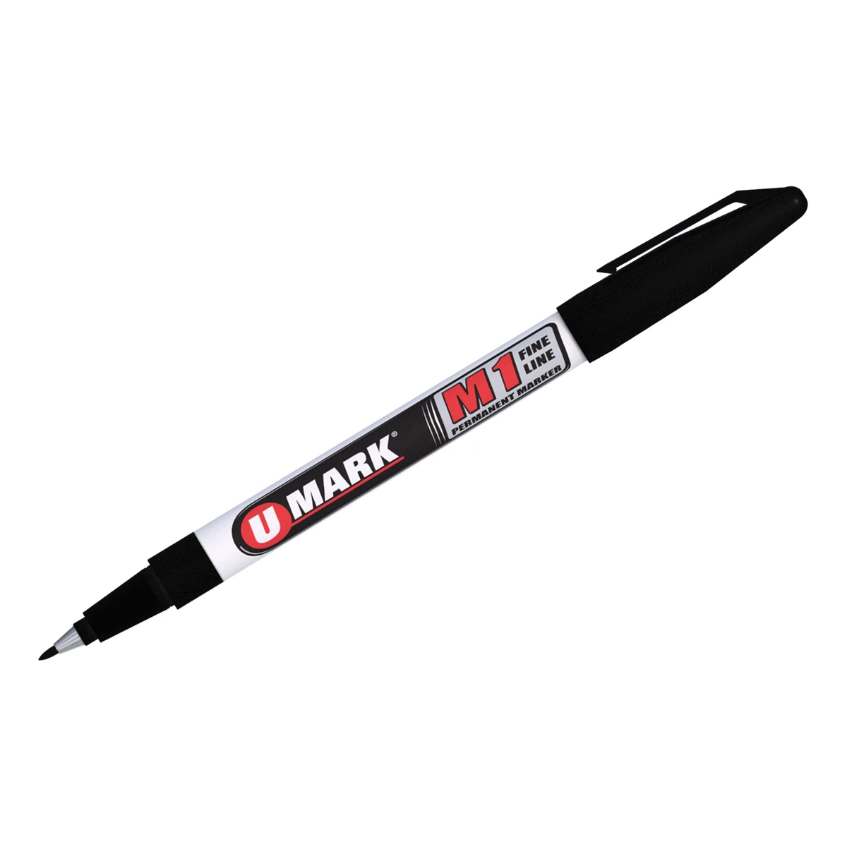 U-MARK M1 MARCADOR PERMANENTE PUNTA FINA NEGRO | 10581 | 3 ML