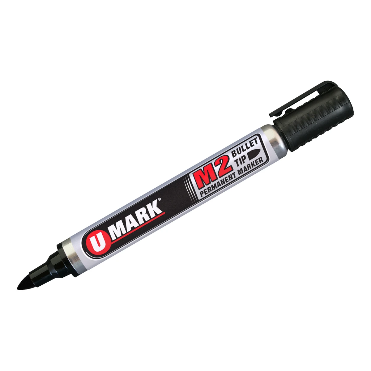 U-MARK M2 MARCADOR PERMANENTE PUNTA REDONDA NEGRO | 10560 | 8 ML