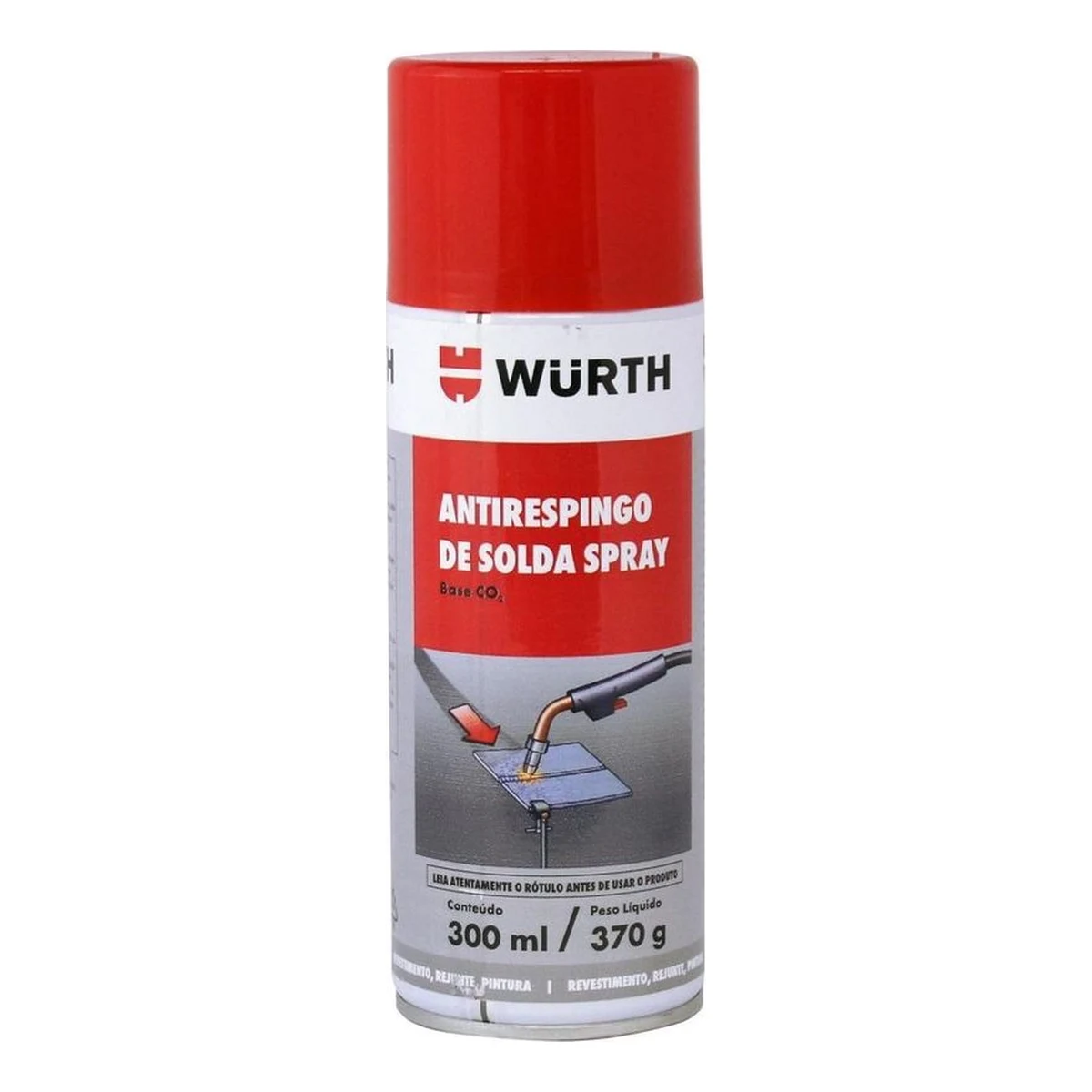 WURTH ANTI SPATTER SPRAY ANTISALPICADURAS DE SOLDADURA BASE CO2 | 30893 102 941 | 400 ML Aerosol Würth anti spatter, antisalpicaduras de soldadura en spray base CO2