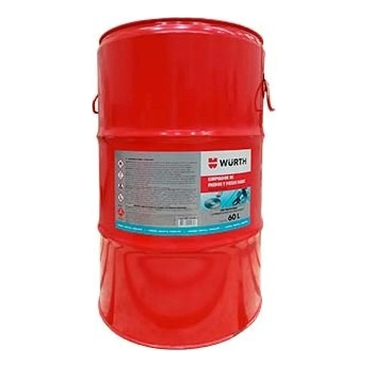 WURTH LIMPIADOR DE FRENOS Y PIEZAS BASIC DESENGRASANTE EN BARRIL | 00890 108 060 | 60 L Barril de 60 L de Würth limpiador de frenos y piezas Basic