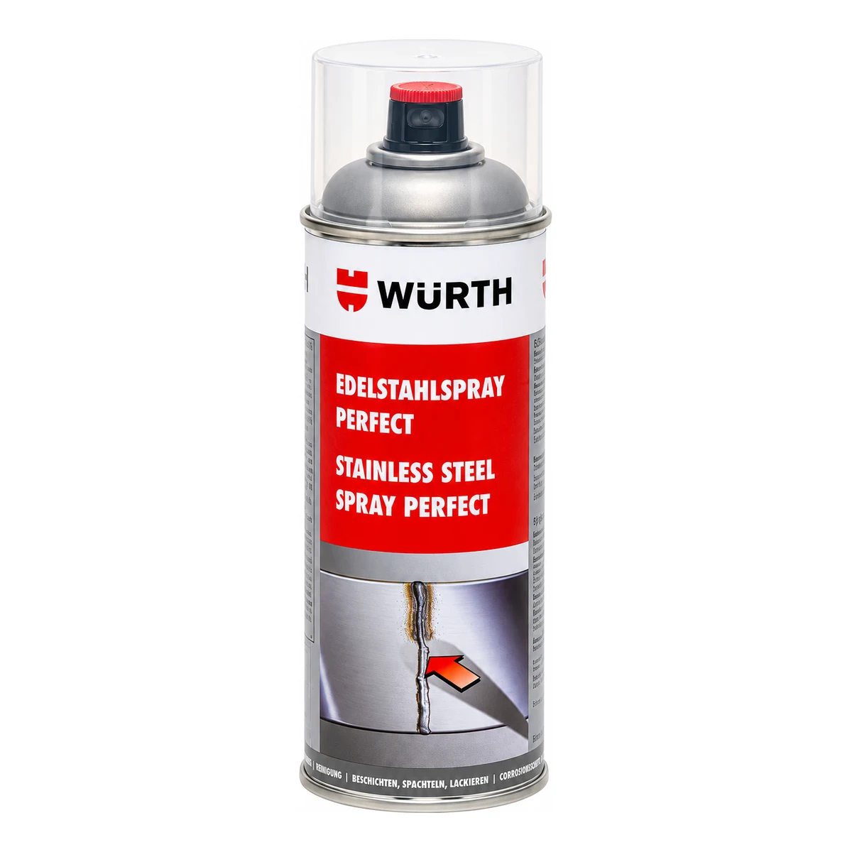 WURTH SPRAY DE ACERO INOXIDABLE PERFECT RECUBRIMIENTO PROTECTOR | 10893 114 116 | 400 ML
