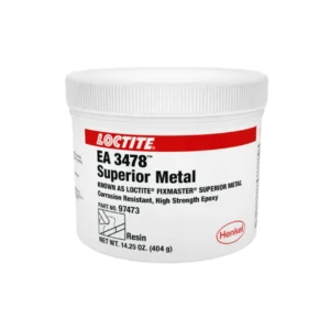 Loctite EA 3478 Superior Metal: Adhesivo epóxico para reparación de metales