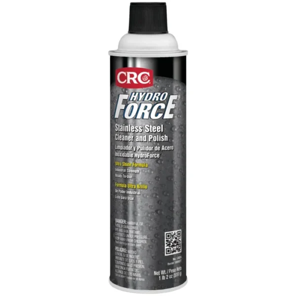 CRC HYDROFORCE STAINLESS STEEL CLEANER AND POLISH